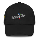 UNO Social Club Draw Four Black Hat