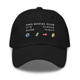 UNO Social Club It's Always Game Night Black Hat