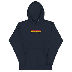 Hot Wheels in Katakana Navy Embroidered Hoodie