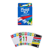 Phase 10 Card Game with Color Blind Accessible Deck
