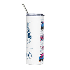 Hot Wheels x Mercedes Benz White Tumbler
