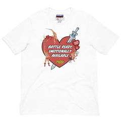Masters of the Universe He-Man Battle Ready White T-shirt