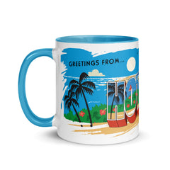 Hot Wheels Greetings White Mug