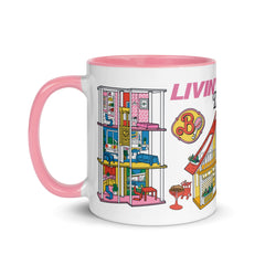 Barbie Living the Dream White Mug