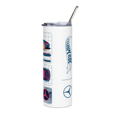 Hot Wheels x Mercedes Benz White Tumbler