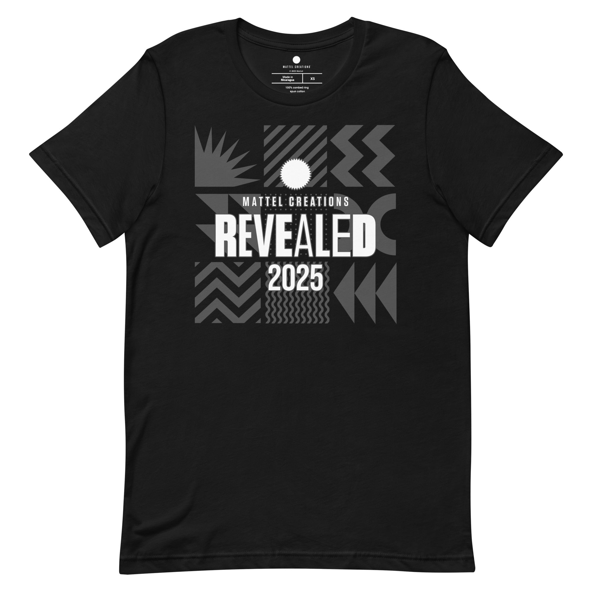 Mattel Creations Revealed 2025 Black T-Shirt