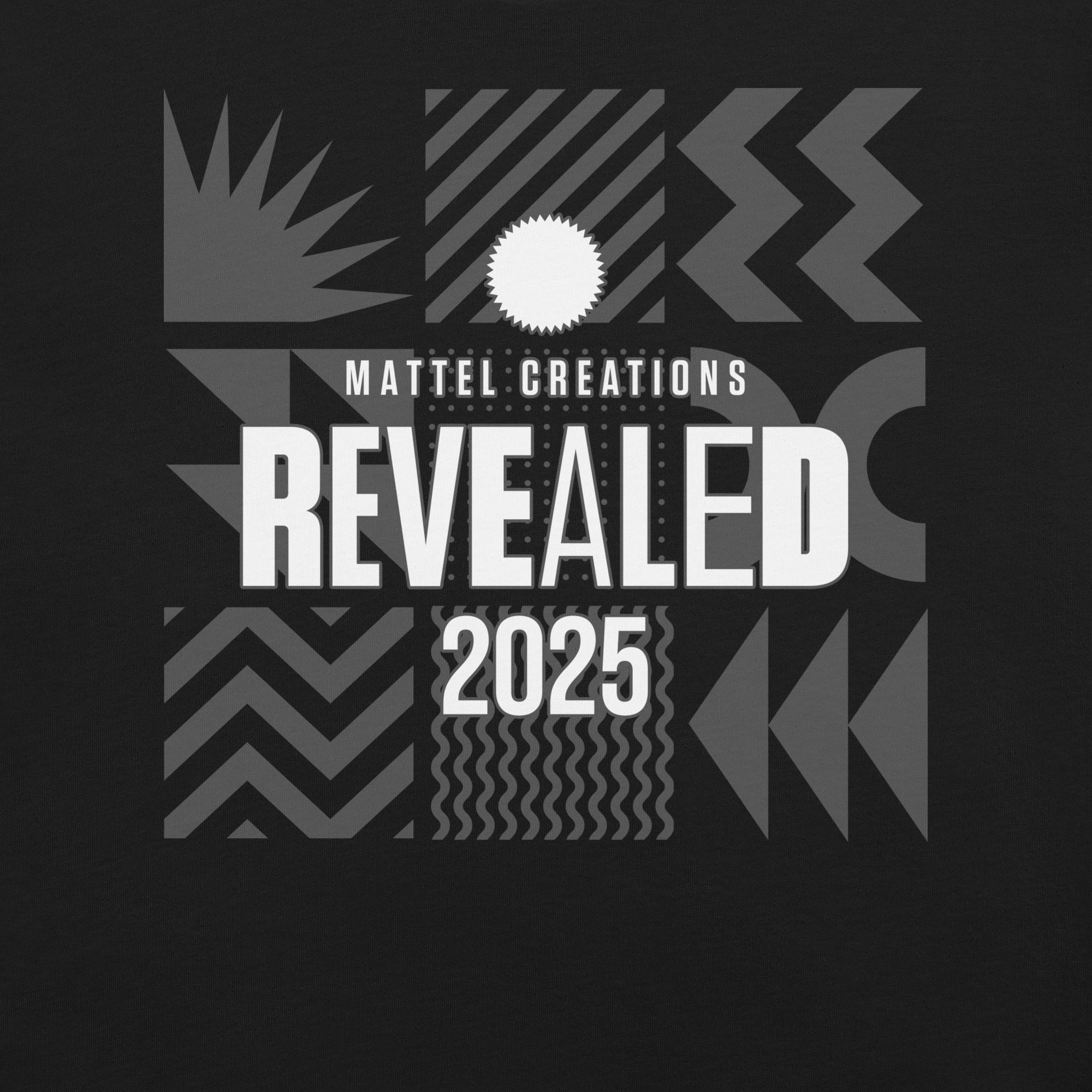 Mattel Creations Revealed 2025 Black T-Shirt