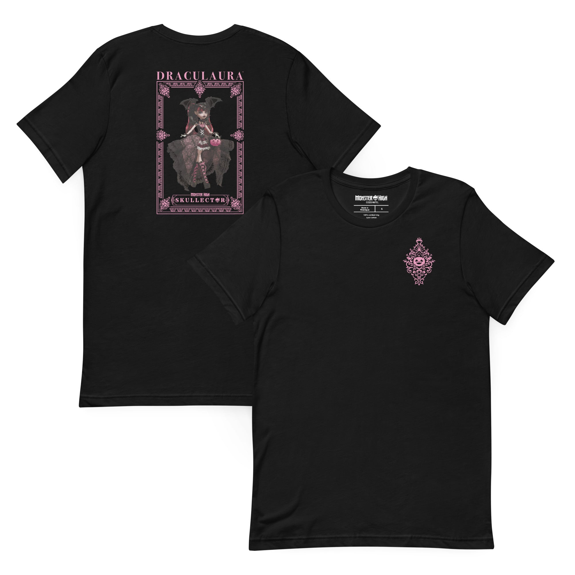 Monster High Draculaura Halloween Edition Black T-shirt