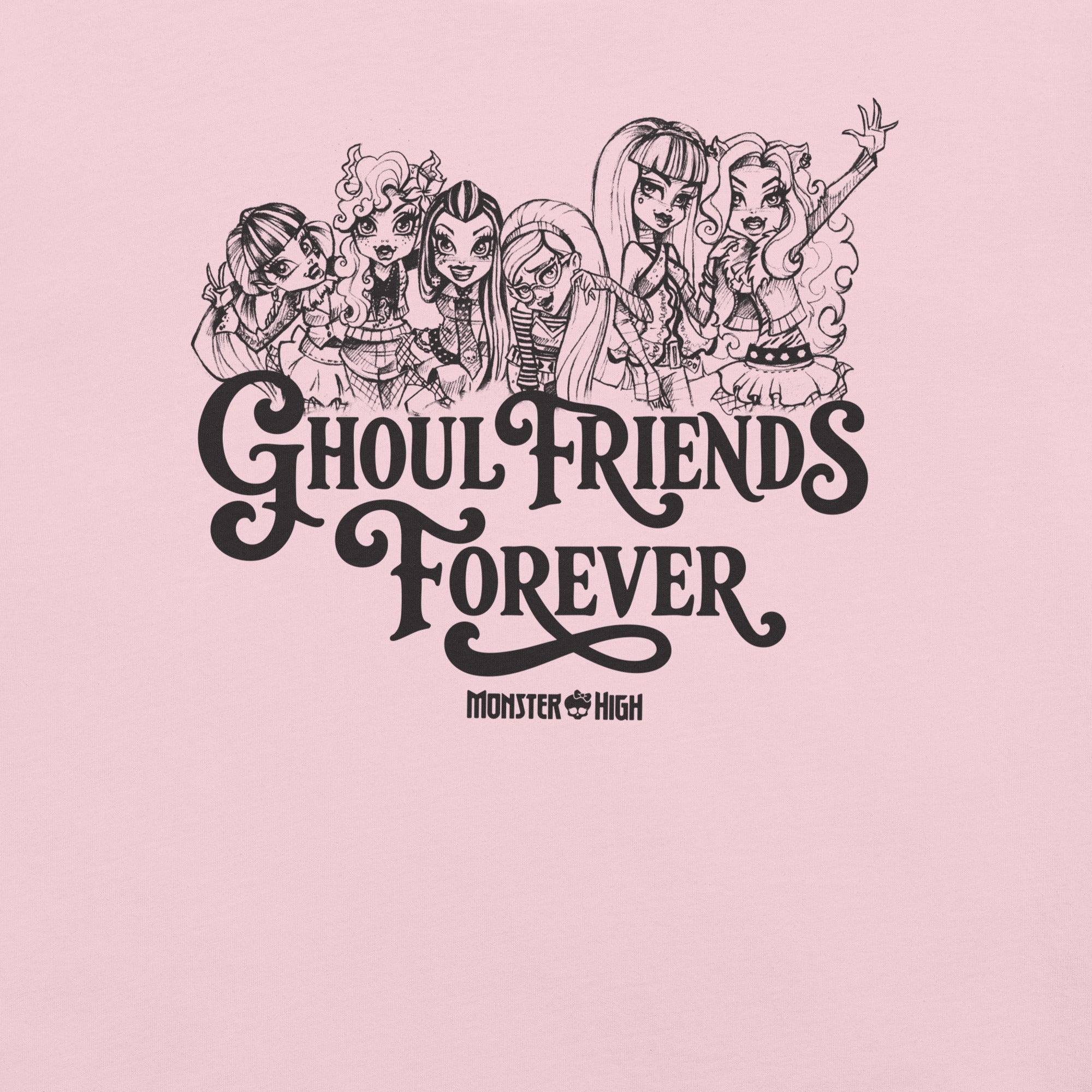 Monster High Ghoul Friends Forever Pink T-shirt