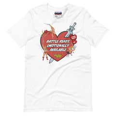 Masters of the Universe He-Man Battle Ready White T-shirt