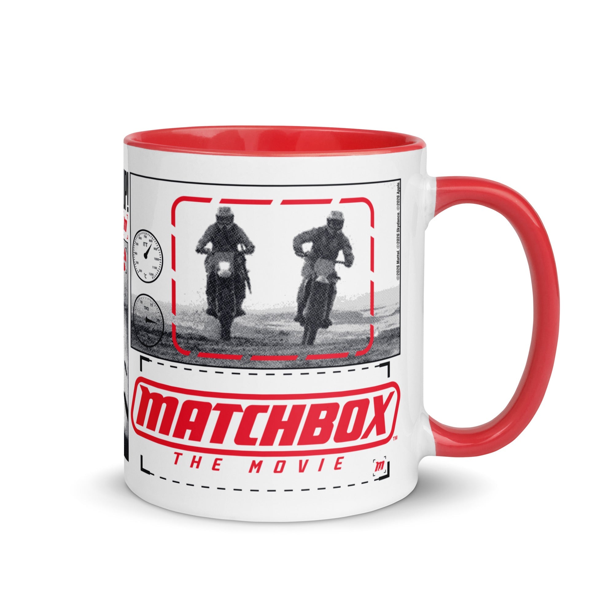 Matchbox The Movie You Better Buckle Up White Mug